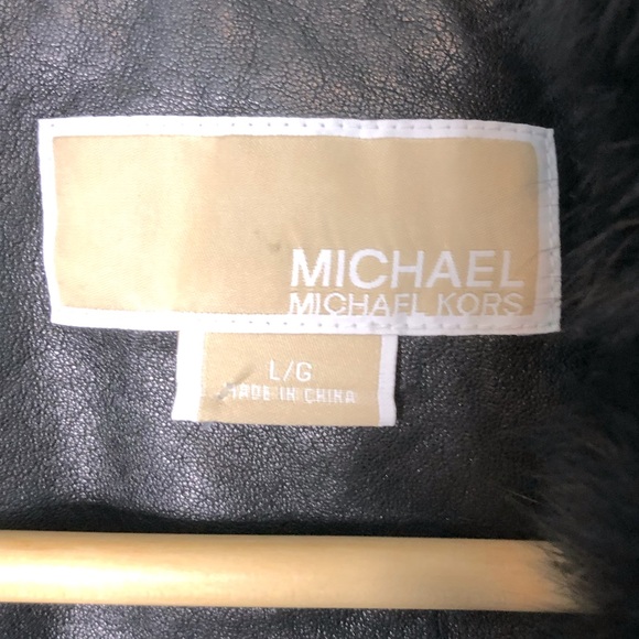 Michael Kors Leather and Rabbit Fur Jacket - Picture 5 of 16